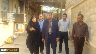 بازدید فرماندار از پردیس فاطمه الزهرا (س) هرمزگان