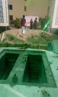 شرکت دانشجومعلمان پردیس در مراسم تشییع پیکر مطهر شهدای گمنام بندرعباس در دانشگاه علوم پزشکی