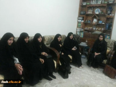 دیدار اعضای شورای بسیج دانشجویی با خانواده شهید دقت