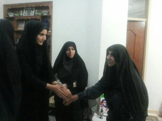 دیدار خانواده شهید