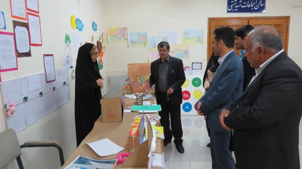 بازدید  دکتر ساکی معاون پژوهش و فن آوری دانشگاه فرهنگیان از فعالیتهای فرهنگی