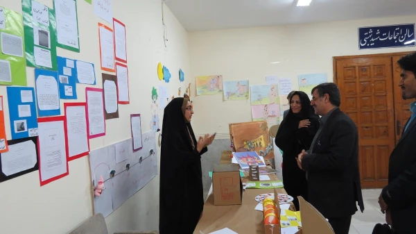 بازدید  دکتر ساکی معاون پژوهش و فن آوری دانشگاه فرهنگیان از فعالیتهای فرهنگی