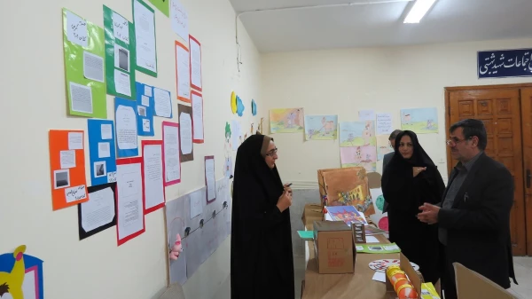 بازدید  دکتر ساکی معاون پژوهش و فن آوری دانشگاه فرهنگیان از فعالیتهای فرهنگی