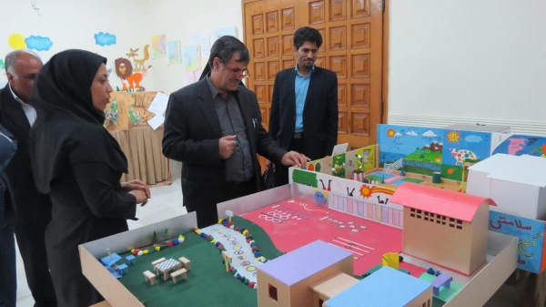 بازدید  دکتر ساکی معاون پژوهش و فن آوری دانشگاه فرهنگیان از فعالیتهای فرهنگی