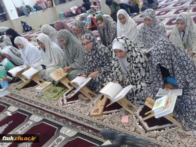 شرکت دانشجو معلمان در مراسم اعتکاف