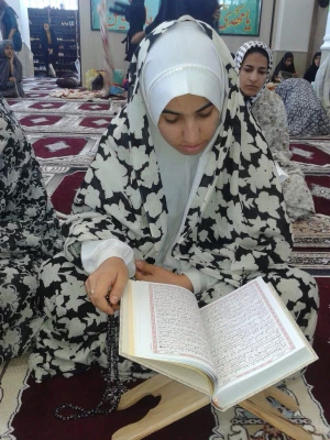 شرکت دانشجو معلمان در مراسم اعتکاف