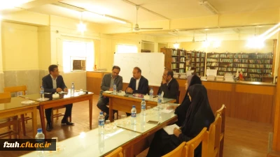 جلسه  پرسش و پاسخ مدیریت منابع انسانی سازمان مرکزی  و  هیئت همراه با اساتید پردیس