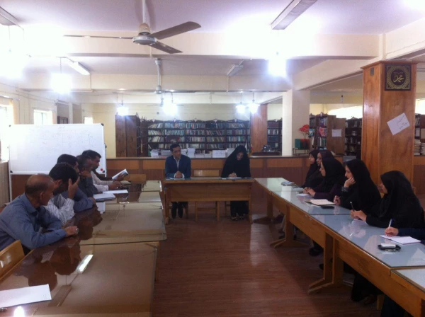 تشکیل جلسه شورای اداری پردیس فاطمه الزهرا (س)