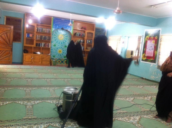 مراسم غبارروبی نمازخانه پردیس به مناسبت دهه تکریم غبارروبی مساجد و نمازخانه ها