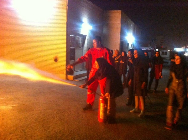 کارگاه آموزشی اطفاء حریق