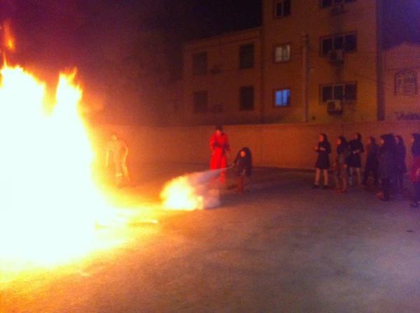 کارگاه آموزشی اطفاء حریق