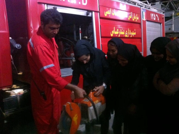 کارگاه آموزشی اطفاء حریق