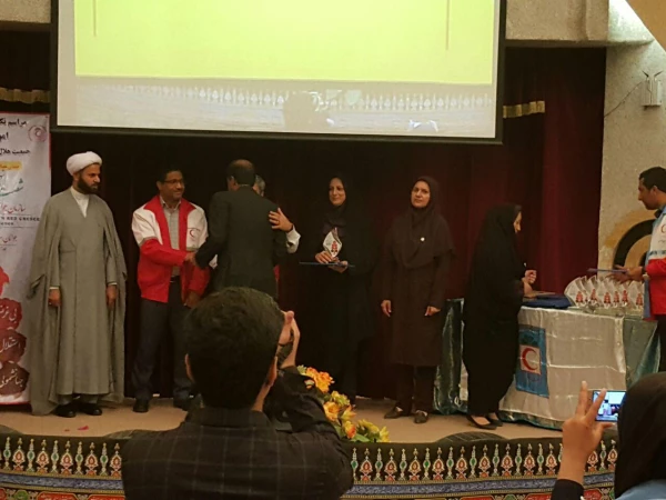 آیین نکوداشت فعالین امورجوانان جمعیت هلال احمراستان هرمزگان