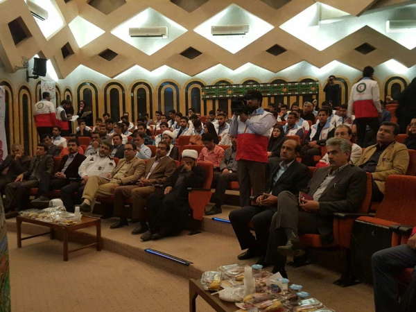 آیین نکوداشت فعالین امورجوانان جمعیت هلال احمراستان هرمزگان