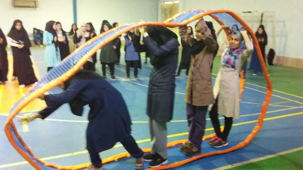 برگزاری مسابقات ورزشی دانشجو معلمان  در سالن ورزشی پردیس به مناسبت هفته تربیت بدنی