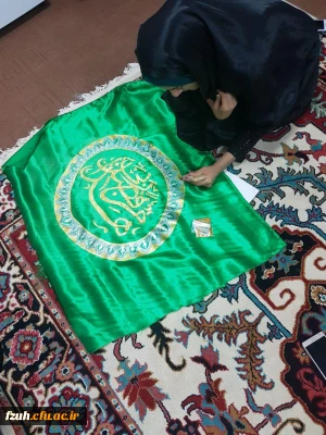 ترسیم آیات قرآنی کانون قرآن و عترت به مناسبت هفته قرآنی دانشگاهها در مورخ ۲۳/ابان/۹۶