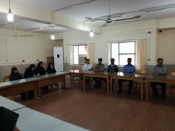 جلسه شورای اداری پردیس با حضور مدیریت محترم استانی جناب آقای دکتر ضیایی و هیات همراه  در تاریخ 96/10/04