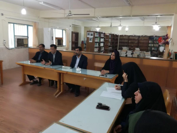 جلسه شورای اداری پردیس با حضور مدیریت محترم استانی جناب آقای دکتر ضیایی و هیات همراه  در تاریخ 96/10/04