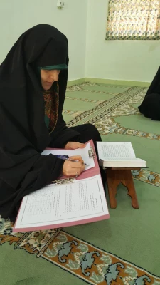 برگزاری مسابقه قرانی