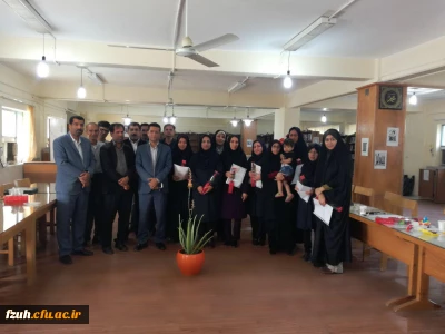 مراسم گرامیداشت میلاد حضرت فاطمه زهرا(س) و روز زن در پردیس فاطمه الزهرا با حضور گرم و صمیمی مدیریت امور پردیس ها ، معاونت توسعه و منابع انسانی و حراست محترم استان