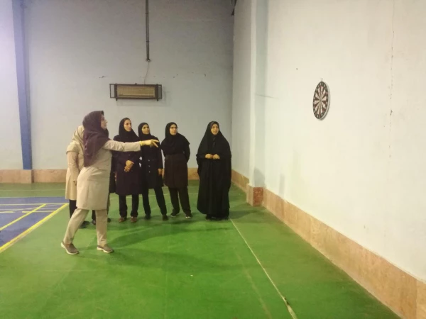 برگزاری مسابقه دارت بین همکاران پردیس های استان در سالن ورزشی فاطمه الزهرا به مناسبت بزرگداشت روز معلم در تاریخ 96/02/10 10