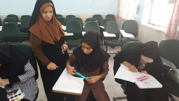 برگزاری کلاس تذهیب استاد باذوق  2