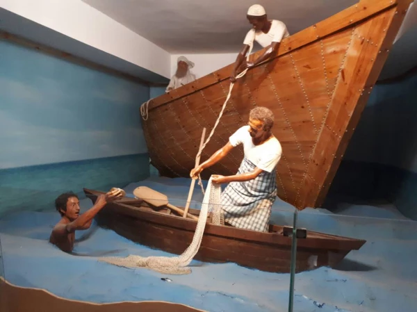 بازدید دانشجو معلمان از موزه مردم شناسی خلیج فارس به مناسبت هفته خوابگاهها  3