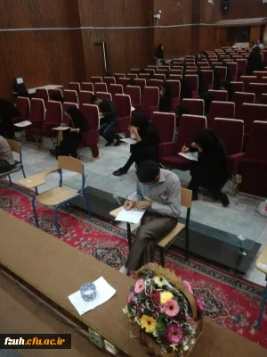 برگزاری آزمون دروس مجازی مهارت آموزان ماده 28 مورخ 24 و 26 اردیبهشت 97 در سالن اجتماعات پردیس