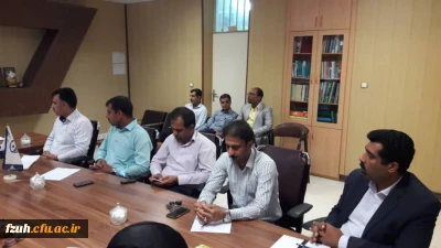 بررسی مسایل حوزه دانشجویی باحضورهمکاران واحدمربوطه در تاریخ 21 مهرماه 97