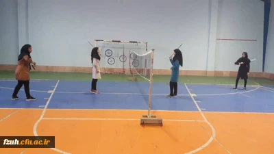 برگزاری مسابقات بدمینتون و آمادگی جسمانی به مناسبت هفته تربیت بدنی برای دانشجویان پردیس