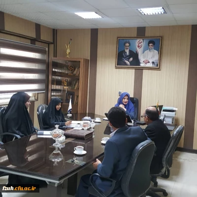 حضور دکتر آذرنگ برای ارزیابی فعالیت های واحد فرهنگی