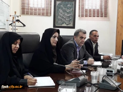 نسشت شورای کارورزی دانشگاه فرهنگیان هرمزگان با حضور مدیر کل آموزش و پرورش استان