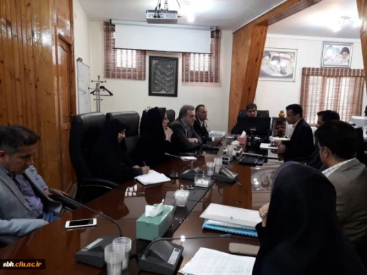 نسشت شورای کارورزی دانشگاه فرهنگیان هرمزگان با حضور مدیر کل آموزش و پرورش استان
 2