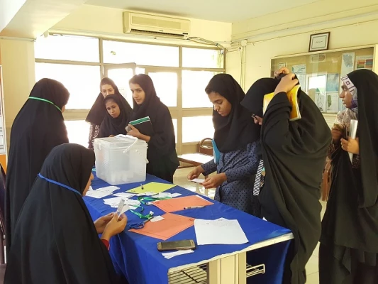 برگزاری انتخابات انجمن اسلامی پردیس فاطمه الزهرا (س) بندرعباس 3