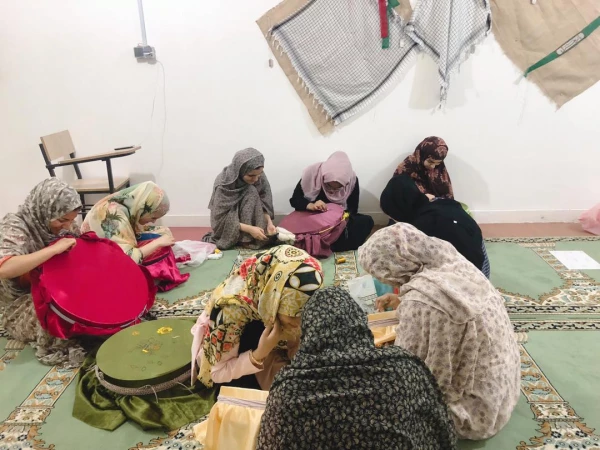  کارگاه گلابتون دوزی 2