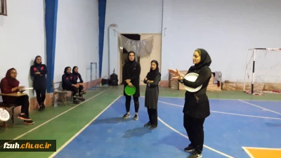 برگزاری کارگاه فریزبی به مناسبت هفته تربیت بدنی