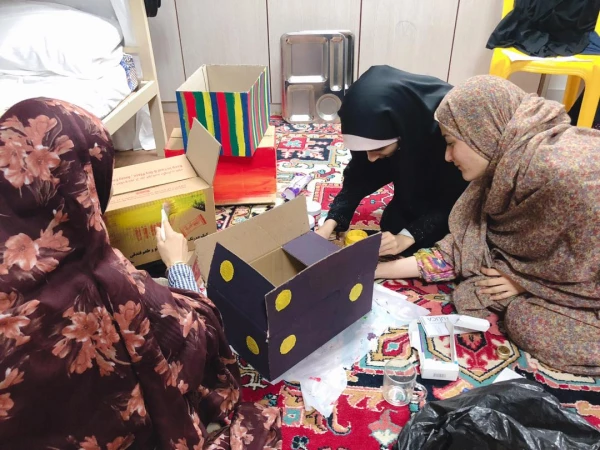 ساخت جعبه های بازیافت در پردیس 4