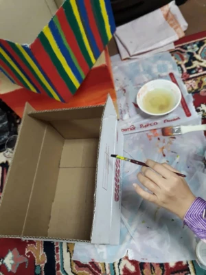 ساخت جعبه های بازیافت در پردیس 5