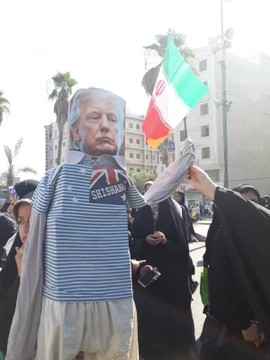 شرکت پرشور دانشجو معلمان در راهپیمایی 13 آبان 4