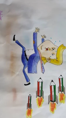 برگزاری مسابقه کاریکاتور به مناسبت ۱۳ آبان ماه 5