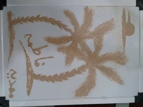 برگزاری مسابقه نقاشی با شن به مناسبت روز دانشجو 3