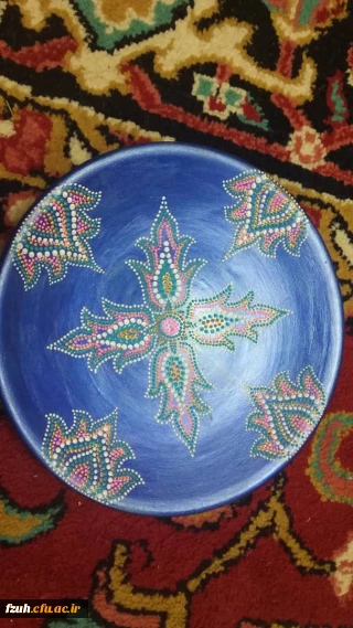 برگزاری کارگاه نقطه کوبی توسط استاد باذوق در ساعت فرهنگی