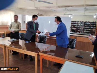 برگزاری جلسه معارفه معاونت دانشجویی  پردیس ، جناب آقای فولادی با حضور مدیریت امور پردیس های استان 